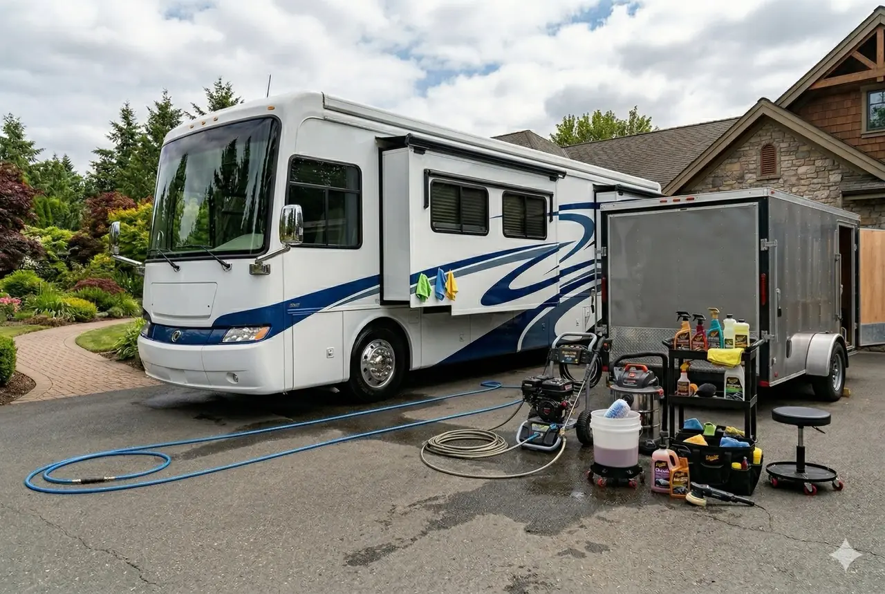 RV detailing by STRATA Detailing